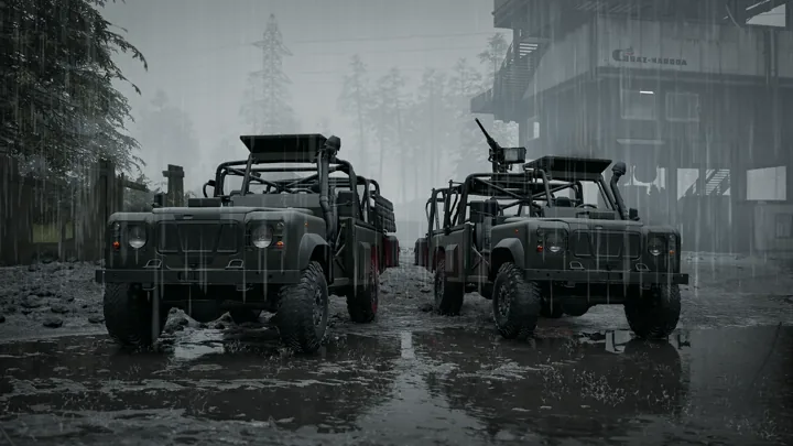 Wolf-110 и Wolf-110 с M2 Browning